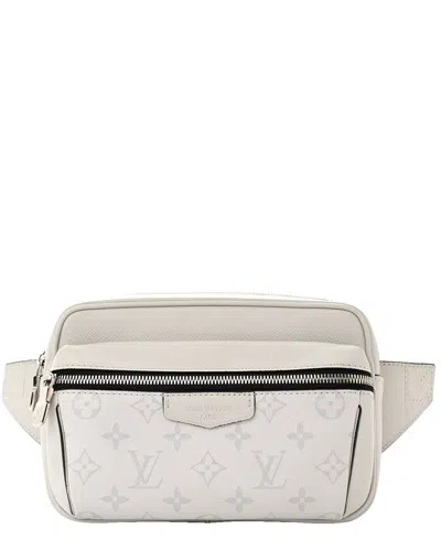 Pre-owned Louis Vuitton White Taigarama Coated Canvas Outdoor Bum Bag (authentic Pre-  Loved)