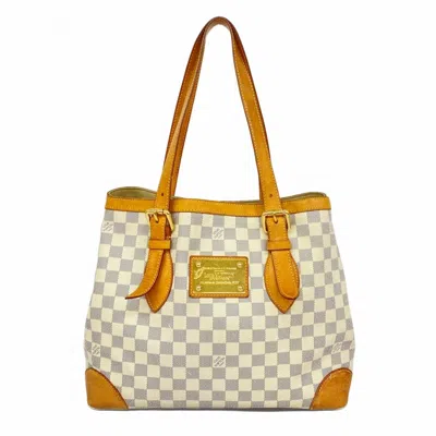 Pre-owned Louis Vuitton White Tote Bag ()
