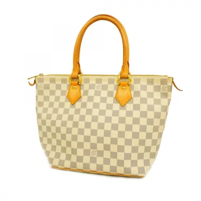 Pre-owned Louis Vuitton White Tote Bag ()