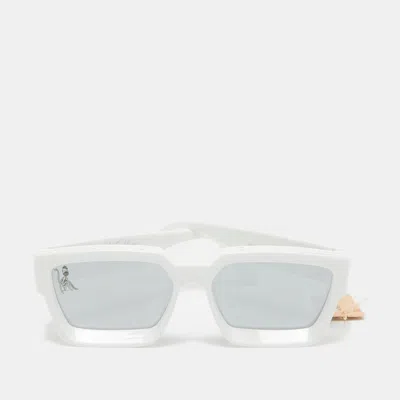Pre-owned Louis Vuitton White/grey Z1440e 1.1 Millionaires Sunglasses