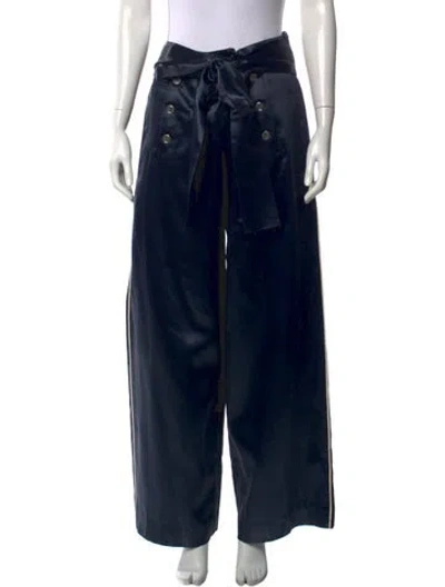 Pre-owned Louis Vuitton Wide Leg Pants In Blue