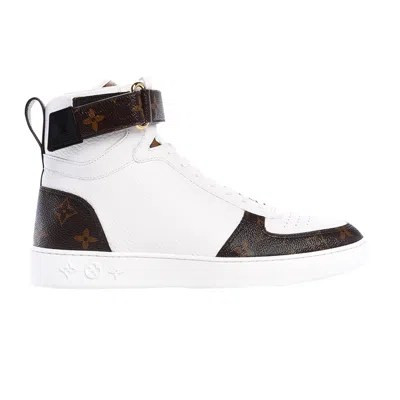 Pre-owned Louis Vuitton Wmns Boombox Sneaker Boot 'white Monogram'