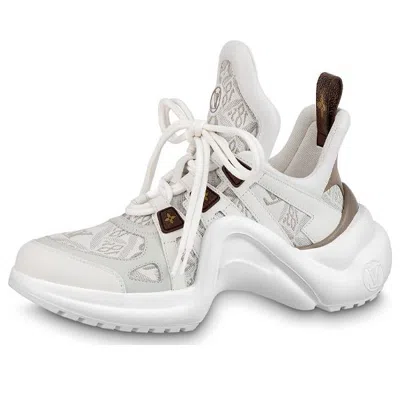 Pre-owned Louis Vuitton (wmns)  Archlight 1.0 Sneakers 'beige With Monogram' In Multi