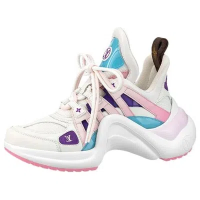 Pre-owned Louis Vuitton (wmns)  Archlight 1.0 Sneakers 'white Purple Pink' In Multi