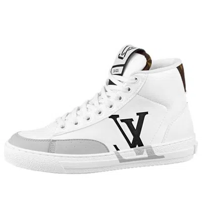 Pre-owned Louis Vuitton (wmns)  Charlie Ankle Sneakers 'white Grey Black'