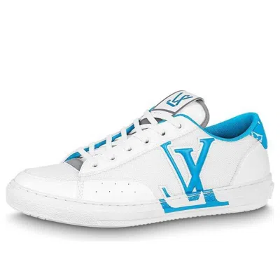Pre-owned Louis Vuitton (wmns)  Charlie Sneakers 'white Sky Blue' In Multi