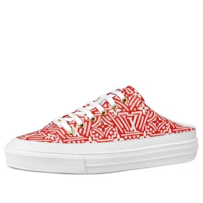 Pre-owned Louis Vuitton (wmns)  Crafty Stellar Mules 'red White'
