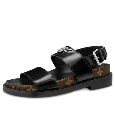 Pre-owned Louis Vuitton (wmns)  Crossroads Sandals 'black'
