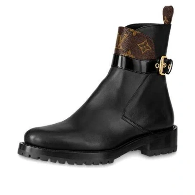 Louis Vuitton (wmns)  Discovery Boots 'black With Monogram Top'