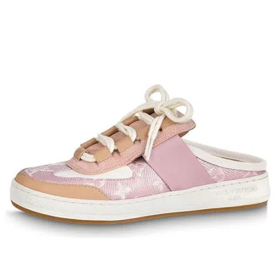 Pre-owned Louis Vuitton (wmns)  Lous Mules 'pink Monogram'