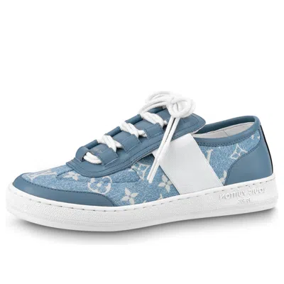 Pre-owned Louis Vuitton (wmns)  Lous Sneakers 'denim Monogram'