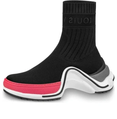 Louis Vuitton (wmns)  Lv Archlight High-top Sports Shoes Black/red In Multi