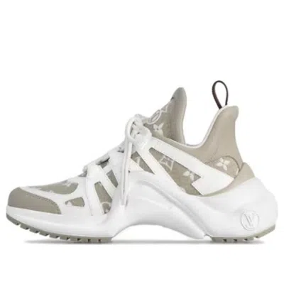 Pre-owned Louis Vuitton (wmns)  Lv Archlight Sneakers 'beige Monogram'