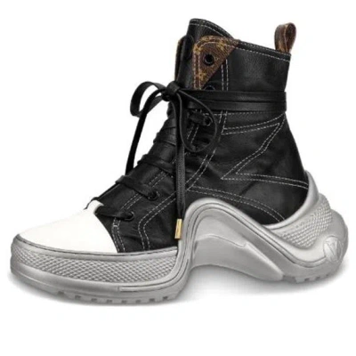 Pre-owned Louis Vuitton (wmns)  Lv Archlight Trainers Black/white/silver