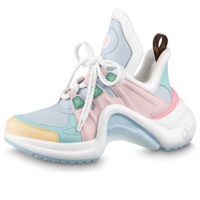 Pre-owned Louis Vuitton (wmns)  Lv Archlight Sneakers 'blue Pink White'