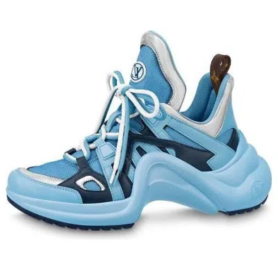 Pre-owned Louis Vuitton (wmns)  Lv Archlight Sneakers 'blue Silver'