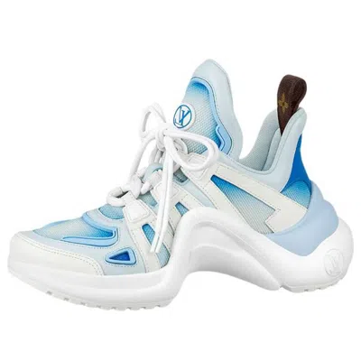 Pre-owned Louis Vuitton (wmns)  Lv Archlight Sneakers 'white Blue'
