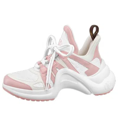 Pre-owned Louis Vuitton (wmns)  Lv Archlight Trainers 'white Pink'