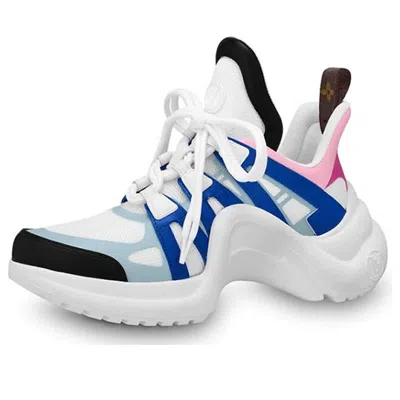 Pre-owned Louis Vuitton (wmns)  Lv Archlight Sports Shoes Blue/white/pink