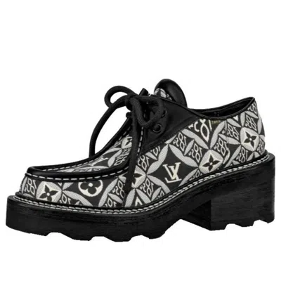 Pre-owned Louis Vuitton (wmns)  Lv Beaubourg Loafers 'black'
