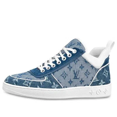 Pre-owned Louis Vuitton (wmns)  Lv Boombox Monogram Sneakers Denim-blue