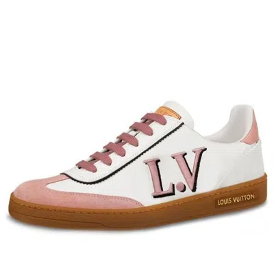 Pre-owned Louis Vuitton (wmns)  Lv Frontrow Sports Shoes Pink/white In Multi