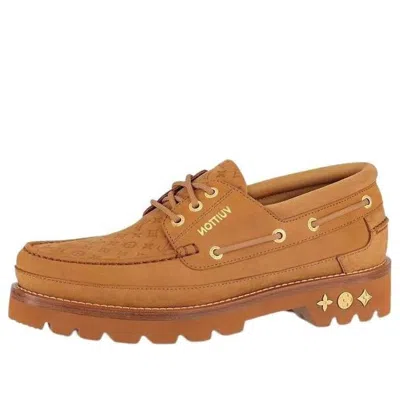 Pre-owned Louis Vuitton (wmns)  Lv Ranger Boat Shoes 'brown'
