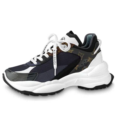 Pre-owned Louis Vuitton (wmns)  Lv Run 55 Sneakers 'black' In Multi