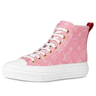 Pre-owned Louis Vuitton (wmns)  Lv Stellar High-top Sports Shoes Pink