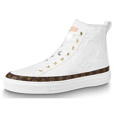 Pre-owned Louis Vuitton (wmns)  Lv Stellar Sports Boots White