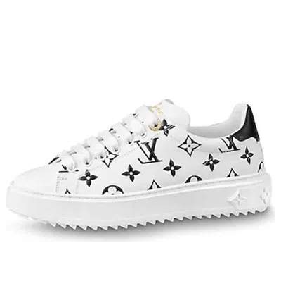 Pre-owned Louis Vuitton (wmns)  Lv Time Out Sneakers Black/white