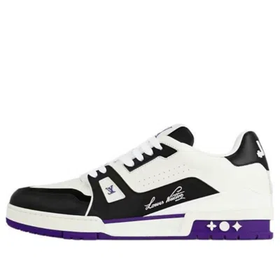 Pre-owned Louis Vuitton (wmns)  Lv Trainer 'violet'