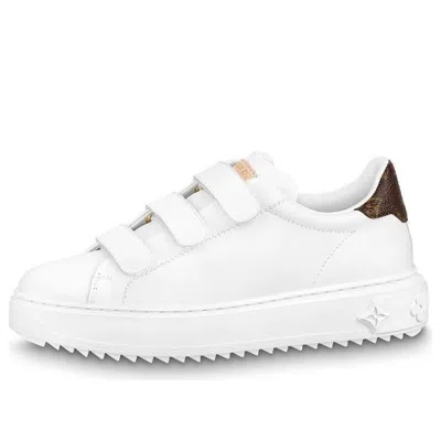 Pre-owned Louis Vuitton (wmns)  Lv Velcro Trainers 'white'