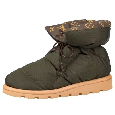 Louis Vuitton (wmns)  Pillow Comfort Ankle Boots 'olive Green With Brown' In Multi