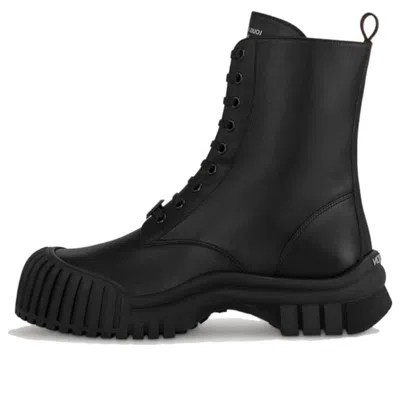 Pre-owned Louis Vuitton (wmns)  Ruby Flat Ranger Boots 'black Plain'