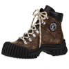 Louis Vuitton (wmns)  Ruby Flat Ranger Boots 'brown Monogram With Black'