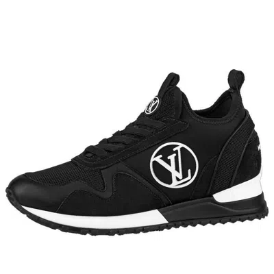Pre-owned Louis Vuitton (wmns)  Run Away Trainers 'black With White Logo'