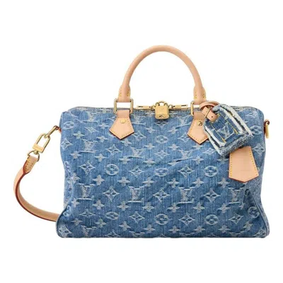 Pre-owned Louis Vuitton (wmns)  Speedy Soft 30 'blue'
