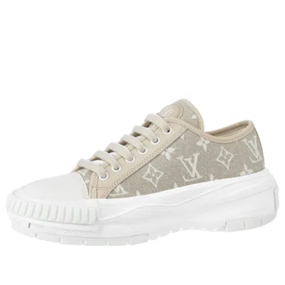 Louis Vuitton (wmns)  Squad Sneakers 'beige Monogram' In White