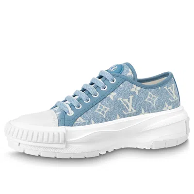 Pre-owned Louis Vuitton (wmns)  Squad Trainers 'blue Monogram'