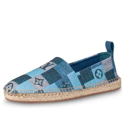 Pre-owned Louis Vuitton (wmns)  Starboard Shoes 'blue Monogram'