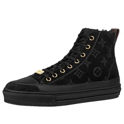 Pre-owned Louis Vuitton (wmns)  Stellar Ankle Trainers 'black Monogram'