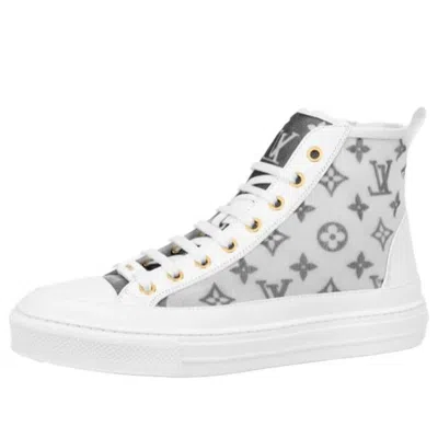 Pre-owned Louis Vuitton (wmns)  Stellar Ankle Trainers 'white Grey'