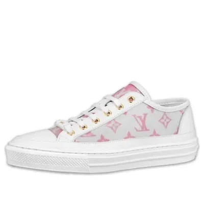 Pre-owned Louis Vuitton (wmns)  Stellar Sneakers 'white Grey Pink'