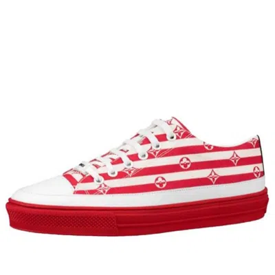 Pre-owned Louis Vuitton (wmns)  Stellar Sneakers 'white Red'