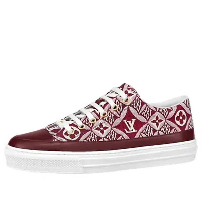 Pre-owned Louis Vuitton (wmns)  Stellar Trainers 'white Red Monogram'