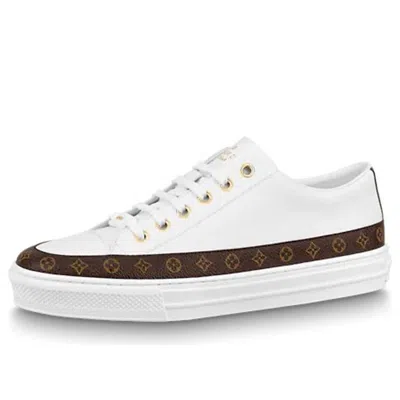 Pre-owned Louis Vuitton (wmns)  Stellar Trainers 'white With Monogram Deco'