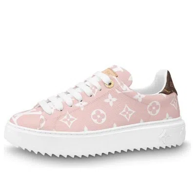 Pre-owned Louis Vuitton (wmns)  Time Out Trainer 'pink Monogram'