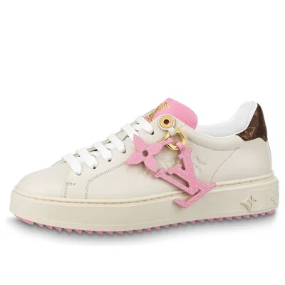 Pre-owned Louis Vuitton (wmns)  Time Out Sneakers 'beige Pink'