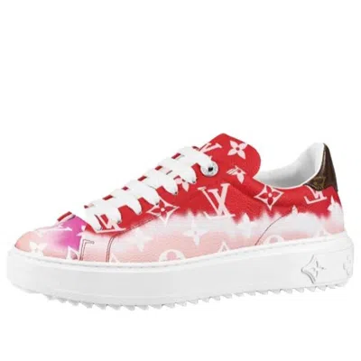 Pre-owned Louis Vuitton (wmns)  Time Out Trainers 'white Red'